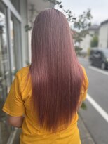 ジェニュイン(genuine) ロングレイヤー/ピンクベージュ