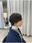 【ステップボーンカット】ショートパーマ/ハンサムショート