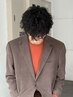 メンズカット+強めパーマ ￥10500