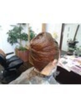 ブラウン ブラウンの写真/天然ヘナ＆インディゴで白髪を染めるのが得意なサロン