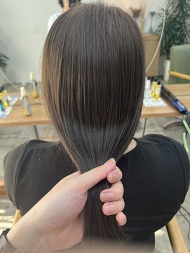 アル 心斎橋(alu) 髪質改善カラー/グレージュ/ハッシュカット