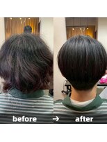 エノア 青山(ENORE) メンズ縮毛矯正/曲がる縮毛矯正/メンズ髪質改善/メンズカット