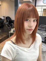 チェルシー 梅田(CHELSEA)&nbsp;ハッシュカット／オレンジカラー