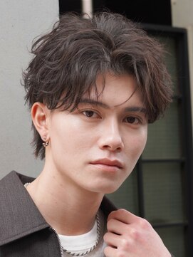 レタッチ バイ フィフス 銀座(RETOUCH by fifth) 銀座シャドウパーマニュアンスパーマツーブロックメンズパーマ