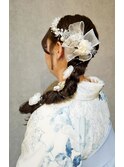 サイド編みおろし☆