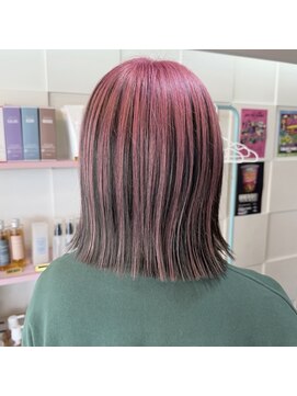 ガーデン 北花田(garden) ピンク×ブラック　アンブレラカラー