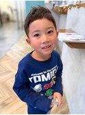 キッズカット男の子フェードアクティブショート小学生短髪本厚木