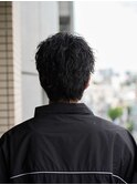 無造作束感×ラフショート