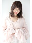 大人可愛い外ハネセミディスタイル☆
