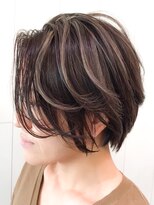 アイティー バイ アルバム 浦和店(IT by ALBUM)&nbsp;3Dハイライトグレージュ_セシルカットフリンジウェーブ_ba276791