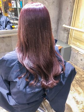 サロンドミルク 溝の口店(salon de MiLK) 透け感のあるラベンダーピンク