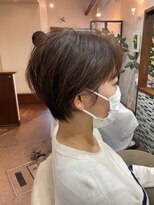 プルス 墨染店(PLUS)&nbsp;ナチュラルショート【墨染駅/藤森駅/伏見駅/ハイライト/透け感】