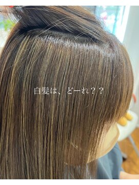 フラワーズビィーオーディー(FLOWERS BOD) 白髪ぼかしハイライト