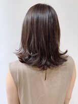 ネウィ 国分寺(newi) ミディアムレイヤーカット/美髪スタイル# グレージュカラー