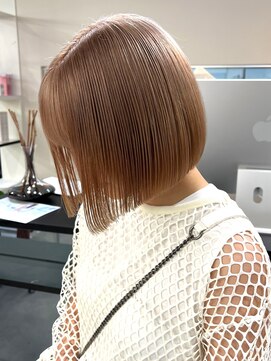 ベレーザ 渋谷(BELEZA) 4529グレーベージュシルキーベージュミルクティーアッシュボブ