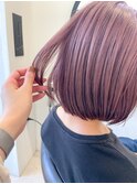 ハイライトダブルカラーケアブリーチインナーカラーグレージュ