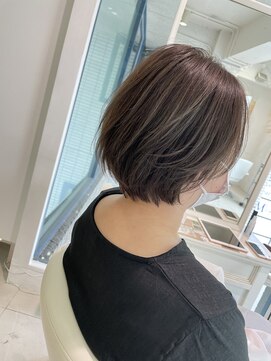 ファイブボックスヘアー 広島(five vox hair) 大人ショートボブ