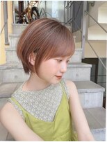 ハローバイシー 仙台(Hello by Sea)&nbsp;小顔前髪　愛されショート　丸みショート　イメチェン　仙台