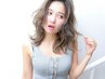 【柔らかカール】小顔デザインカット+パーマ+クイックTr￥7,150