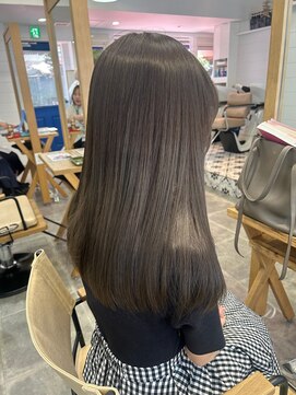 バズ(BUZZ) オリーブグレージュ×髪質改善(buzz十和田）