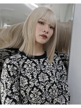 ガガ 心斎橋(GAGA) 韓国/ハイトーンカラー/ワンホンヘア/レイヤーカット/髪質改善