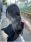 ホワイトカラー/インナーカラー/ホワイトベージュ/グレージュ