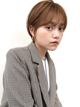 ゴカン バイ ジル ブラン 名古屋(Gokan by JIL BLAN) ハイライトバレイヤージュダブルカラーショートカット30代40代