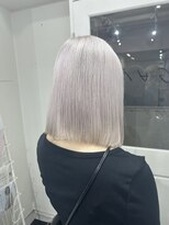 ゲーム 渋谷店(GAME) ダブルカラーホワイトベージュカラーケアブリーチハイトーン韓国