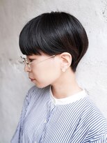 ソウ アオヤマ(SO aoyama)&nbsp;コンパクト　マッシュショート　耳かけ　丸み　大人かわいい