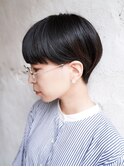 コンパクト マッシュショート 耳かけ 丸み 大人かわいい