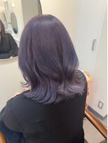 ヒョンミョン ライズバイレボ 柏西口店(hyon myon/RISEbyREVO)&nbsp;ブリーチカラー/透明感ラベンダー/くびれヘア/柏駅