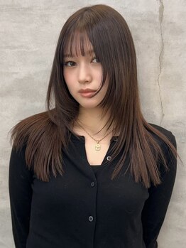 エリンヘア(ELIN hair.)の写真/【天神/今泉】≪黒髪卒業≫は"ELIN"最新韓国ヘア/透明感カラー/盛れる前髪カットが大人気◎【学割】あり