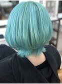 ミントグリーン【広島ハイトーン】【広島ボブ】
