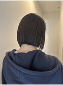 王道切りっぱなしボブ