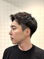 銀座マツナガ 浅草店&nbsp;ショートツイストパーマツーブロックアップバング簡単束感セット