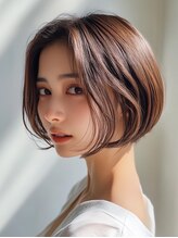 持ちがよく、再現性の高いショート　ショート/ショートボブ/ハイライト/ブリーチ/顔周り/レイヤーカット