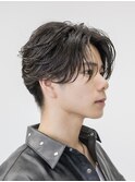 ニュアンスフェザーパーマフェザーショート毛流れパーマ