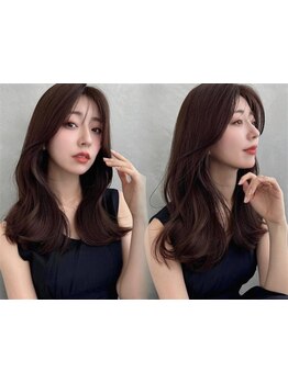 小顔に見える、ボリュームが出て見えるなどお顔立ちに合ったこだわりのカットで綺麗な顔周りを実現![栄]