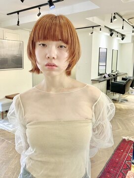 ファイブシーン アオヤマ(5SCENE AOYAMA) レイヤーカットショートレイヤーボブレイヤーデザインカラー