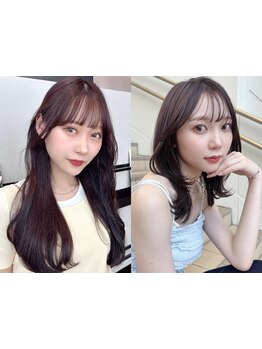 細部にこだわる顔周りカットは【姫野さん】にお任せして垢抜け♪[レイヤーカット/縮毛矯正/酸性ストレート]