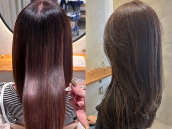ウララ(URARA)の写真/《常盤駅徒歩2分》大人女性の髪質改善サロン♪ダメージが少ない特許取得カラーで染めるたびに綺麗な髪へ◎