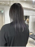 インナーカラー/船橋/くすみベージュ/細めハイライト