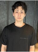 シャドウパーマ/ナチュラルパーマ/ショートパーマ/黒髪