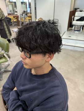 アウラ(AURA) シャドウパーマニュアンスパーマ無造作パーマメンズパーマ