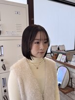 フレイムス ヘアアンドリラックス 南越谷店(Frames hair&relax)&nbsp;切りっぱなしボブ