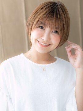 カバーヘア ブリス 川口(COVER HAIR bliss) ハイトーンカラーイメチェン小顔クールショートX川口20代30代