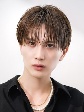 オーシャントーキョーオーバー 渋谷(OCEAN TOKYO OVER) ニュアンスコンマバングシースルーマッシュツーブロック