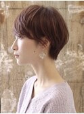 ひし形ショートボブ/ショートヘア/30代/40代/50代/表参道