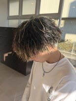 アース 焼津店(HAIR&MAKE EARTH)&nbsp;3Dハイライト×デザインカラー×パーマ