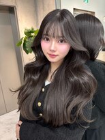 ハーツ 熊本(hearts.) ワンホンレイヤー/ダークブルー/韓国ヘア/縮毛矯正/髪質改善